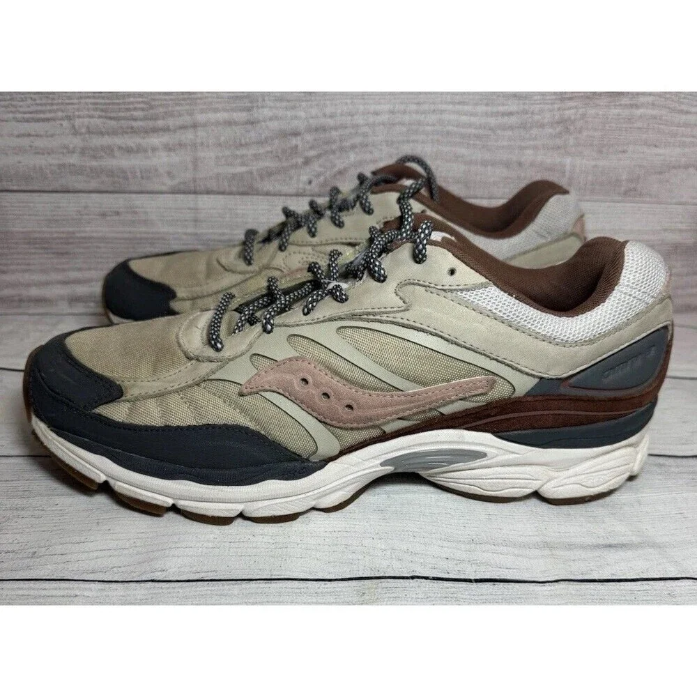 Saucony SNEAKERS PROGRID Ommi  9 S70807-1 TAN GRAY BROWN  Men’s Size 12